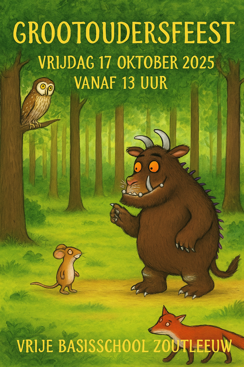 Affiche grootoudersfeest